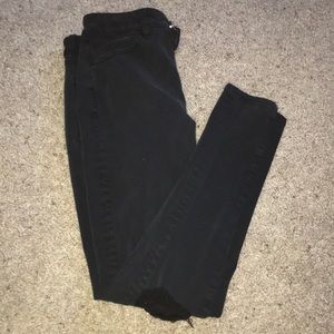 High rise black jeans